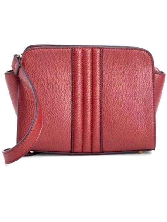 JustFab Handbags - NWT JustFab Martock Crossbody Bag Faux Leather Mini Purse Gold Hardware